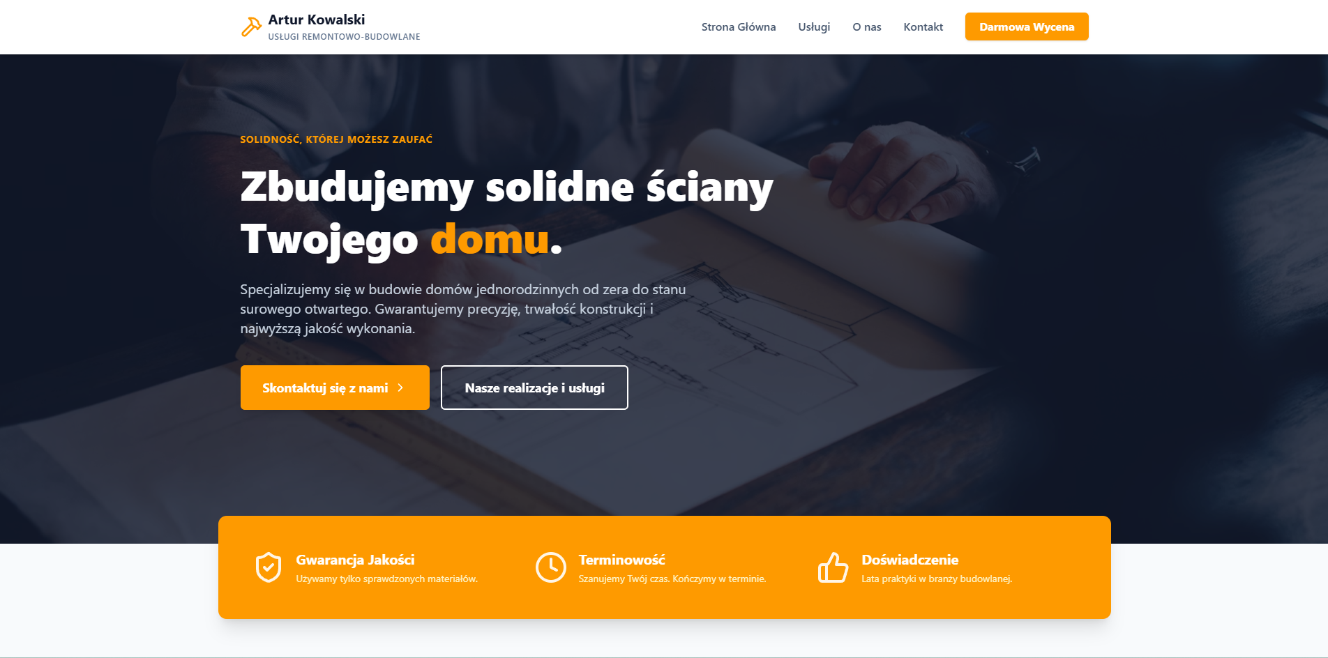Construction Website